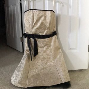 Jessica McClintock for Gunn Sax strapless dress